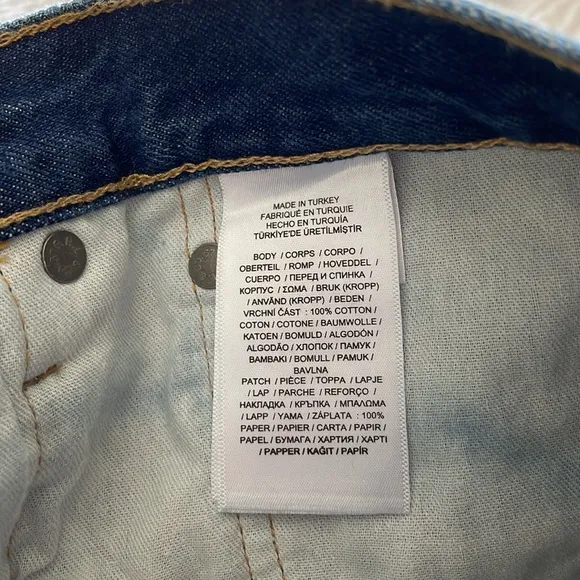 Polo Ralph Lauren The Sophia Classic Distressed Jean Shorts