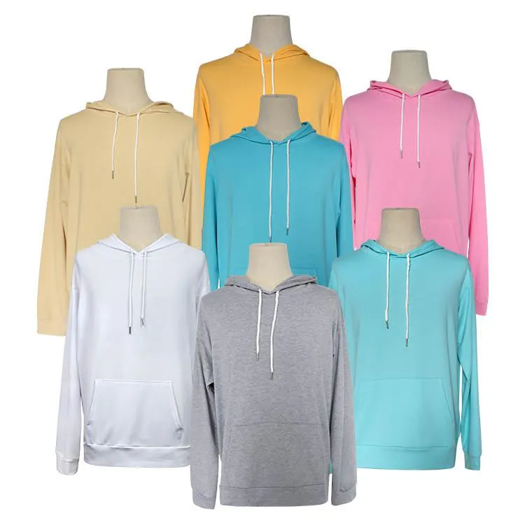 Polyester Long Sleeve Hoodie - Surf