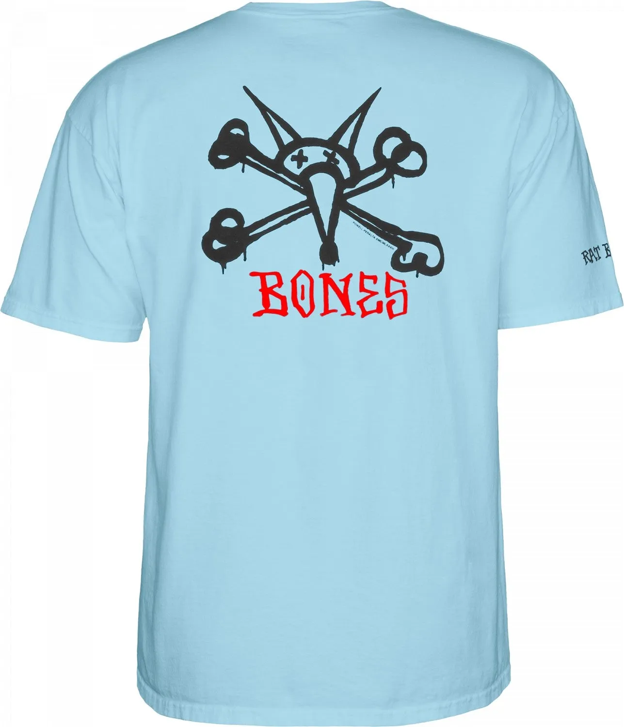 Powell Peralta - Rat Bones Tee Light Blue
