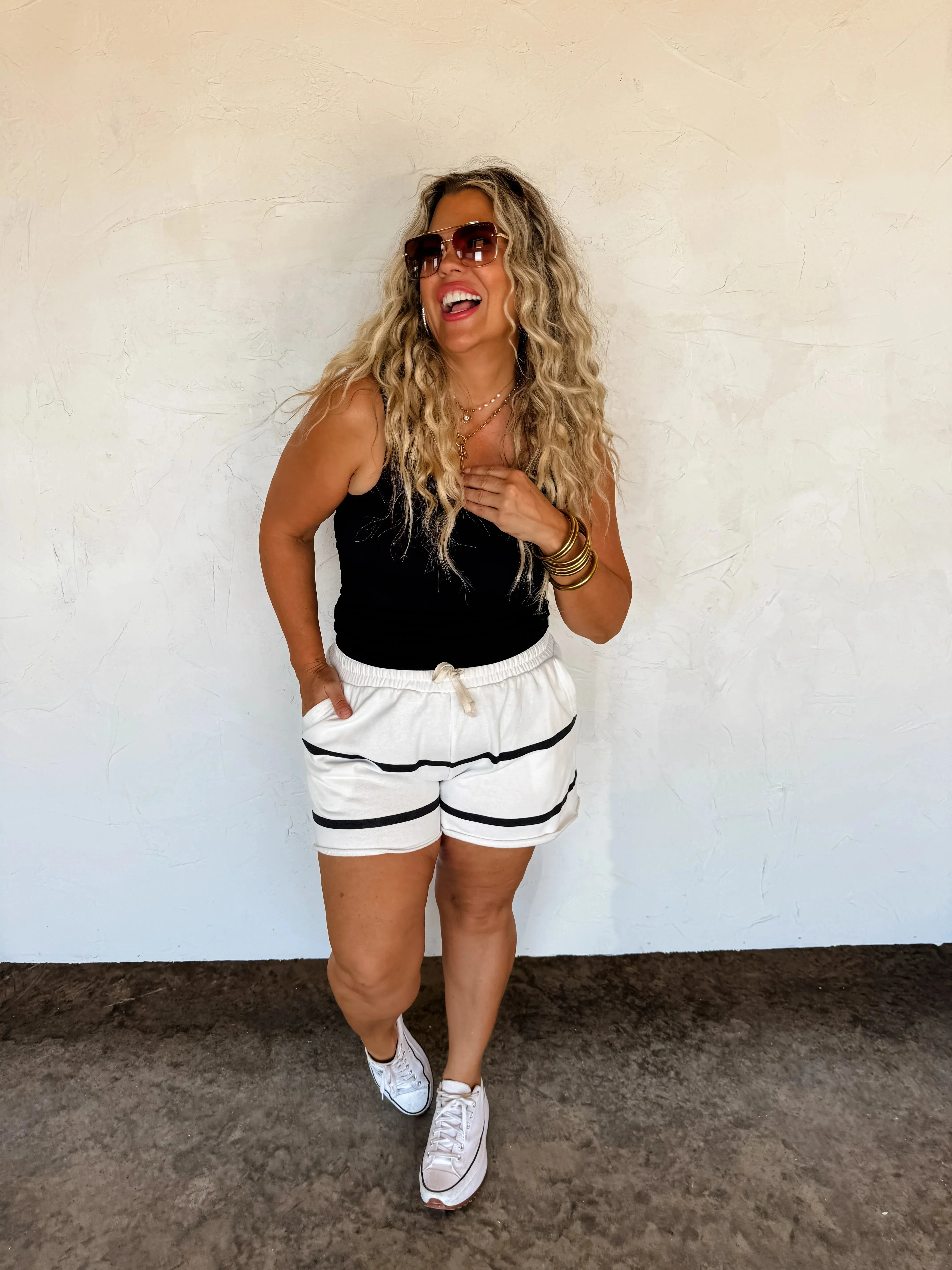 PRE-ORDER: McKinley Stripe Lounge Shorts