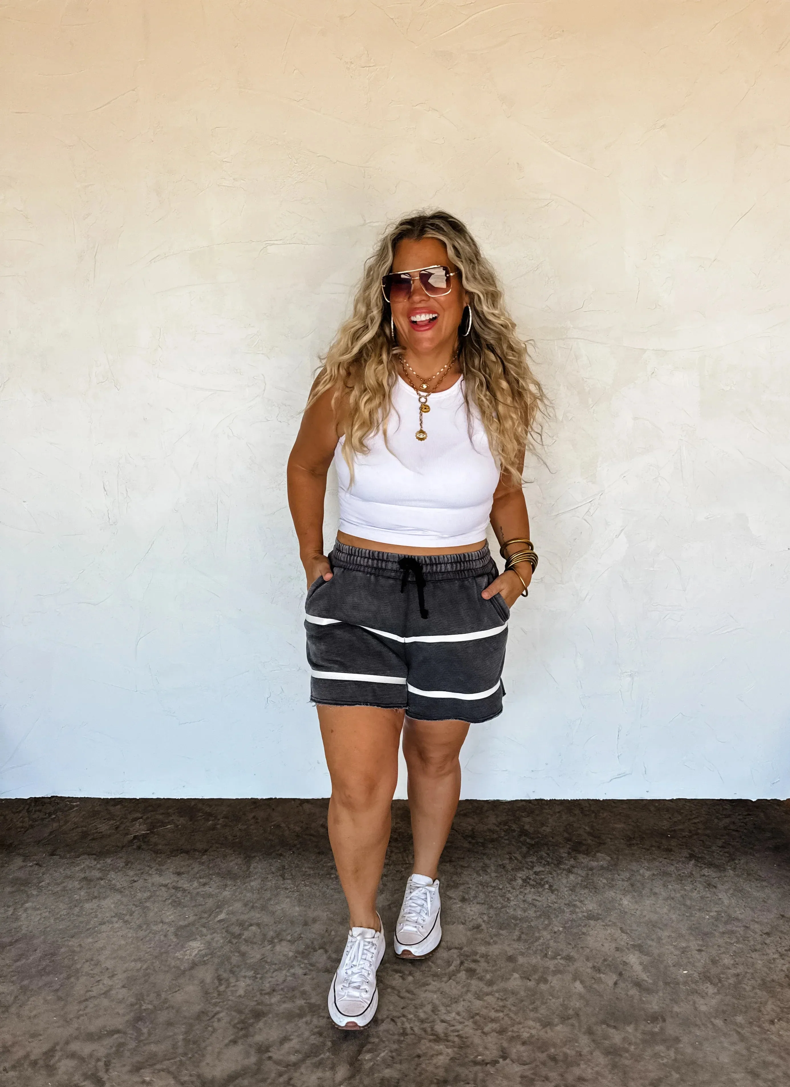 PRE-ORDER: McKinley Stripe Lounge Shorts