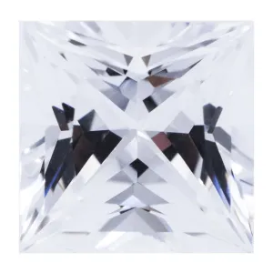 Princess FAB Lab-Grown White Sapphire Gems
