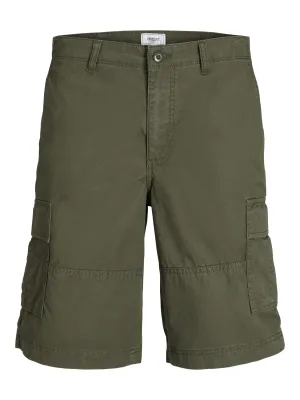 Produkt Mens Niko Relaxed Fit Cargo Shorts-OLIVE