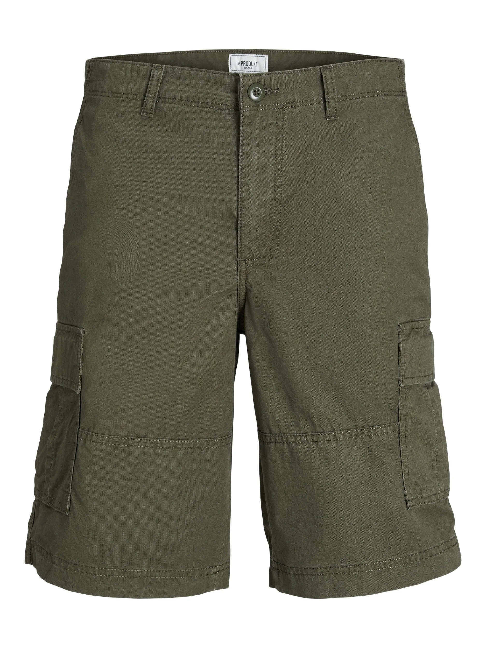 Produkt Mens Niko Relaxed Fit Cargo Shorts-OLIVE
