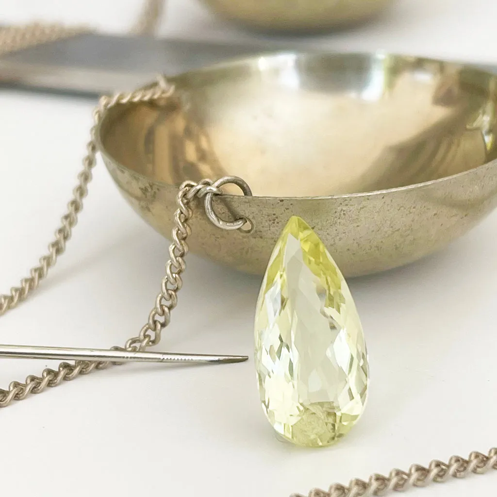Quartz - Lemon Pear Cut - 4.53ct