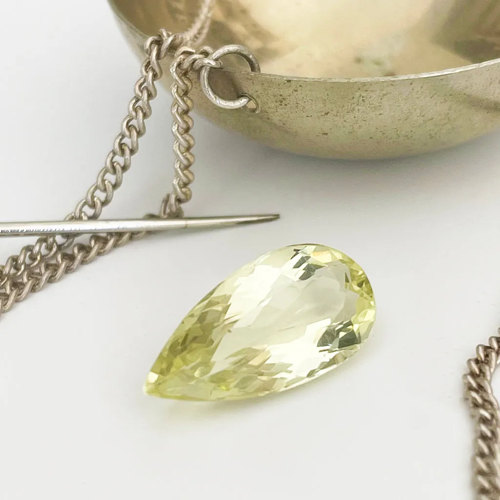 Quartz - Lemon Pear Cut - 4.53ct