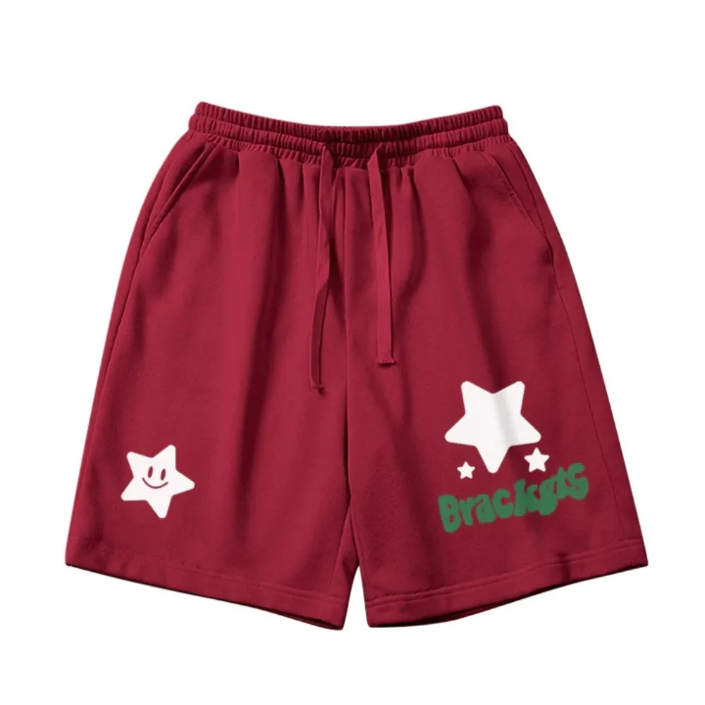 "Star Smiley Face" Shorts