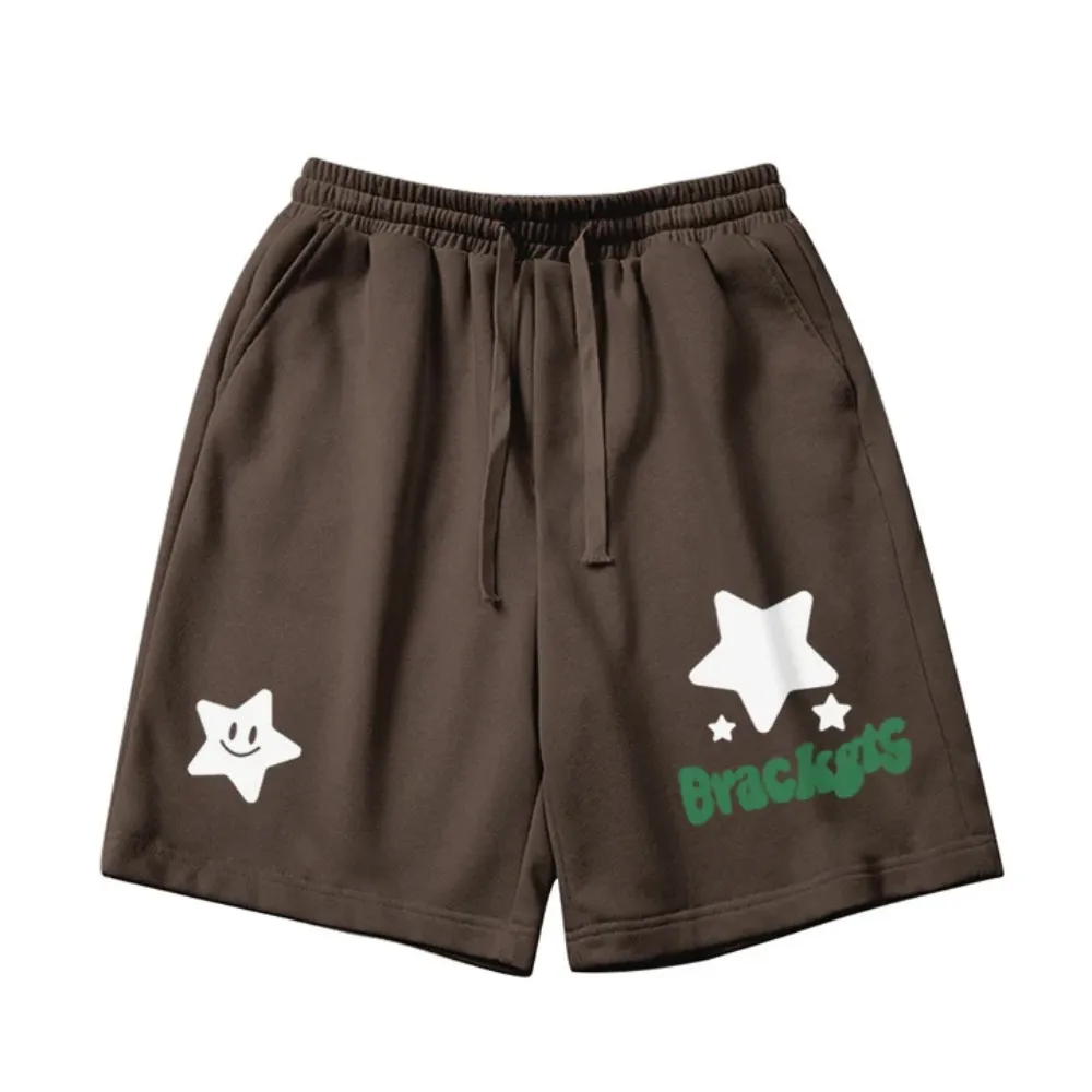 "Star Smiley Face" Shorts