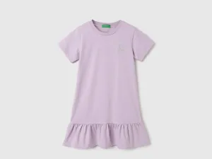 Regular Fit Round Neck Solid Dresses
