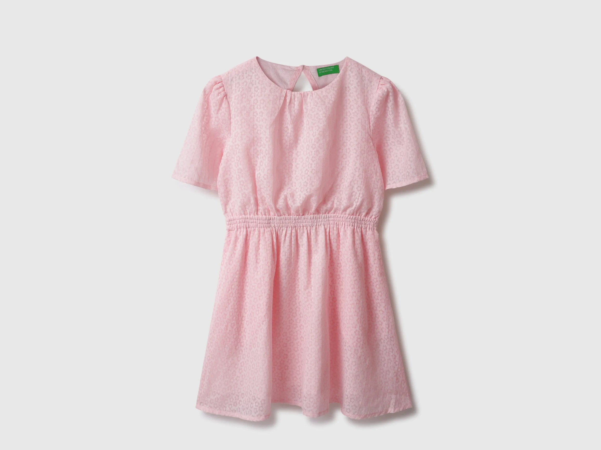 Regular Fit Round Neck Textured Dresses