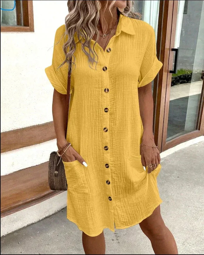 REHANNA™ | STYLISH POLO DRESS