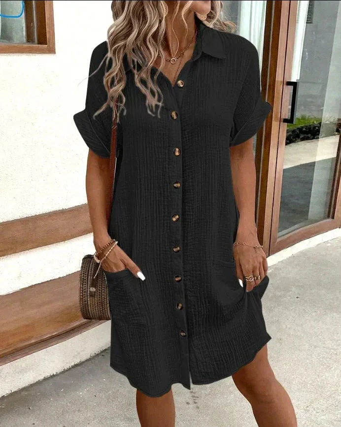 REHANNA™ | STYLISH POLO DRESS