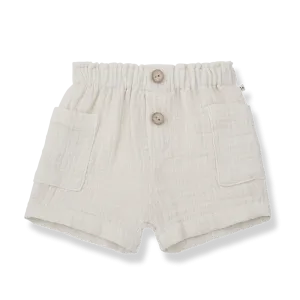 Ricky Off White Gauze Short