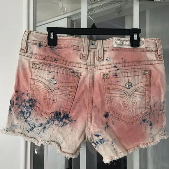 Rock Revival Pink Tie-Dye Women's size 32 Shorts