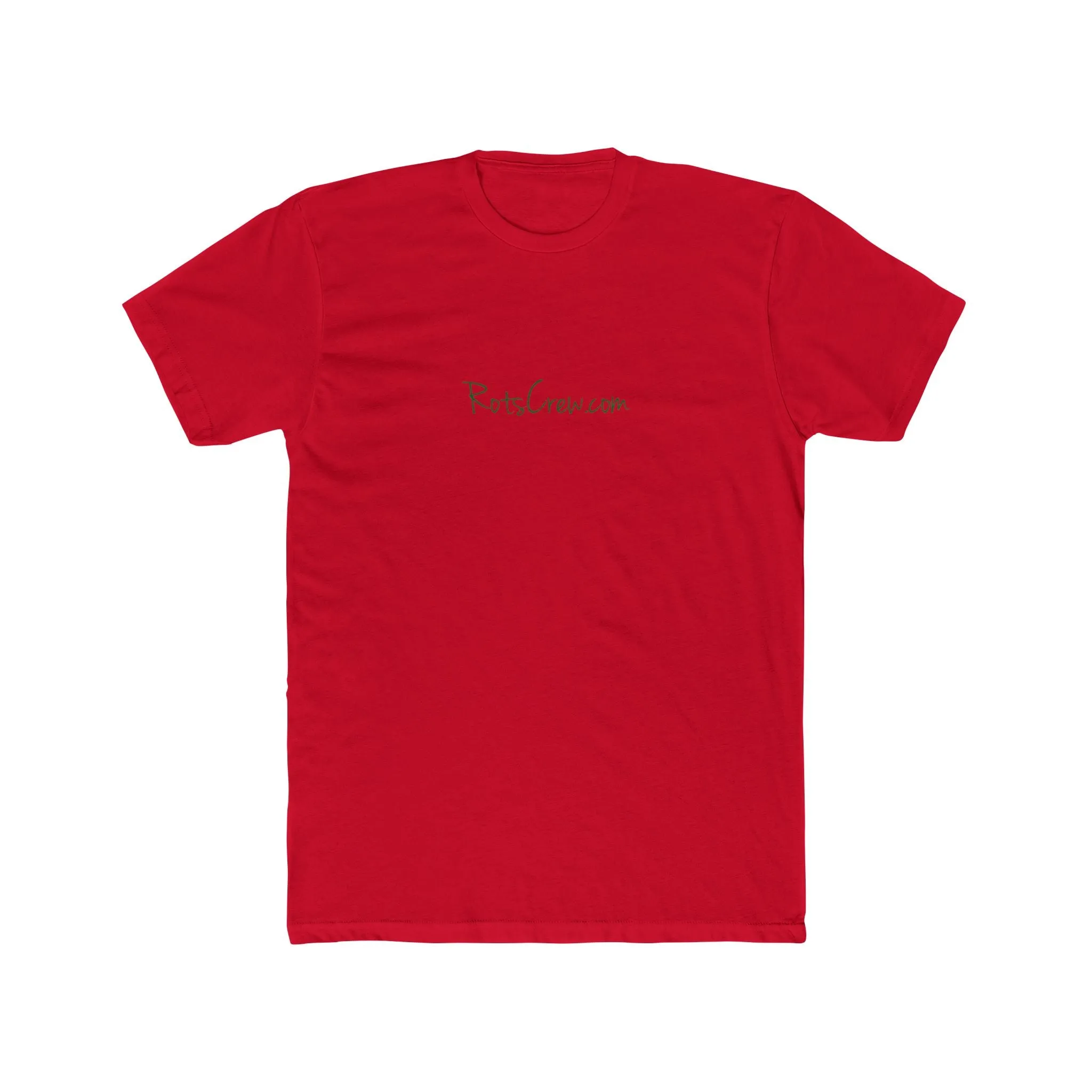 Rots Crew Green Logo Men's Cotton Crew Tee