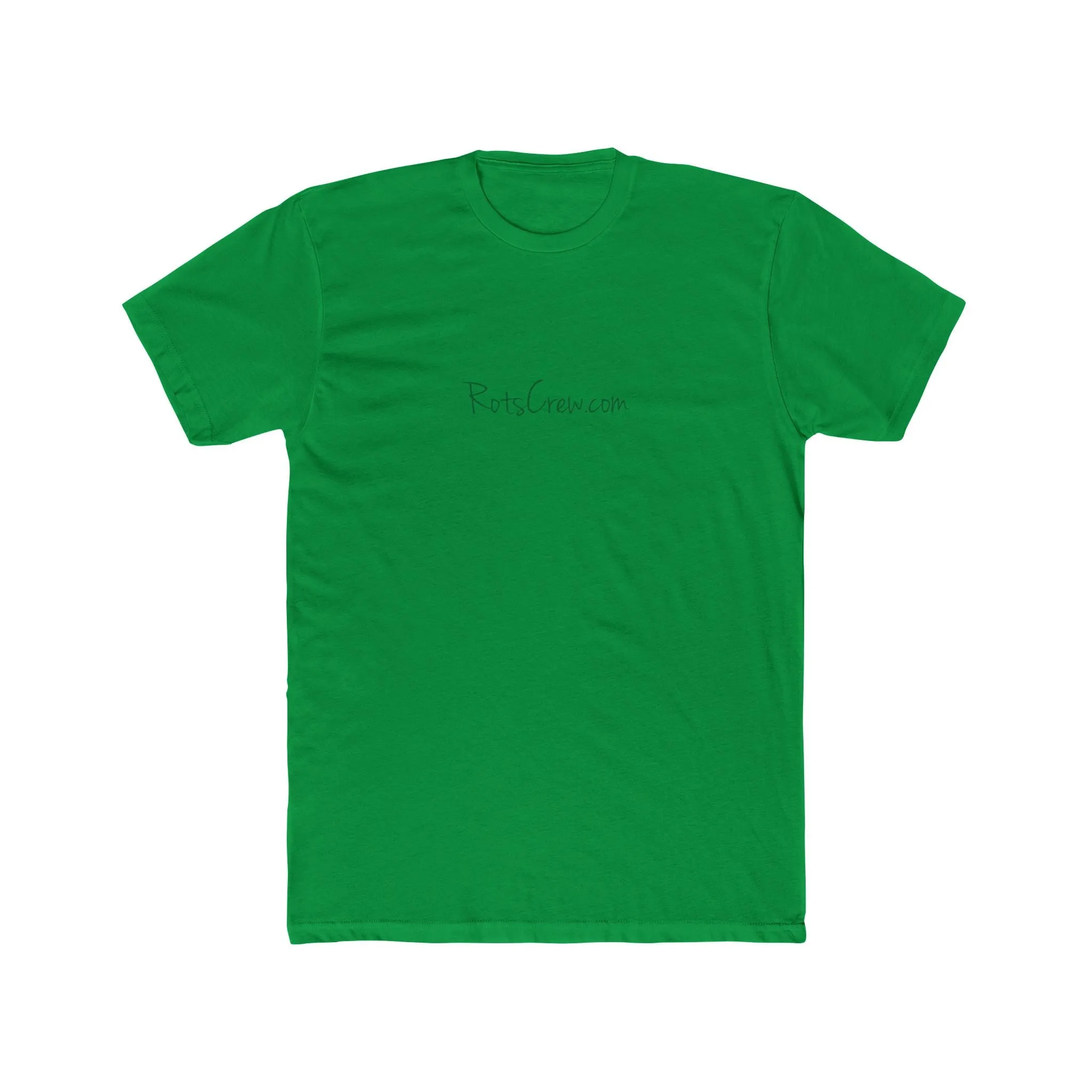 Rots Crew Green Logo Men's Cotton Crew Tee