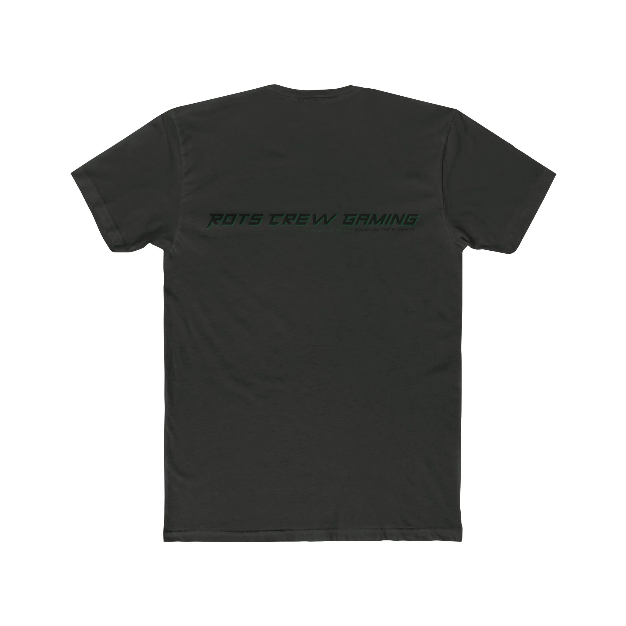 Rots Crew Green Logo Men's Cotton Crew Tee