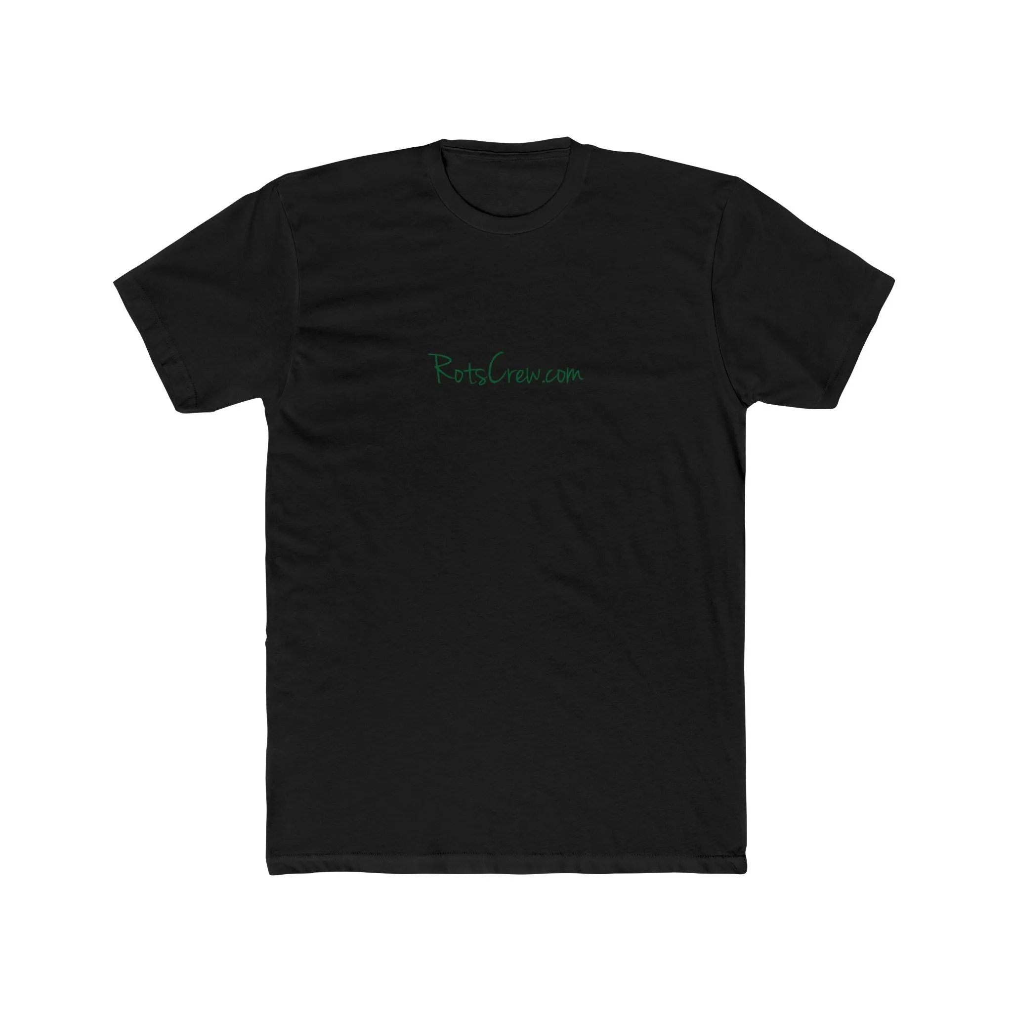 Rots Crew Green Logo Men's Cotton Crew Tee
