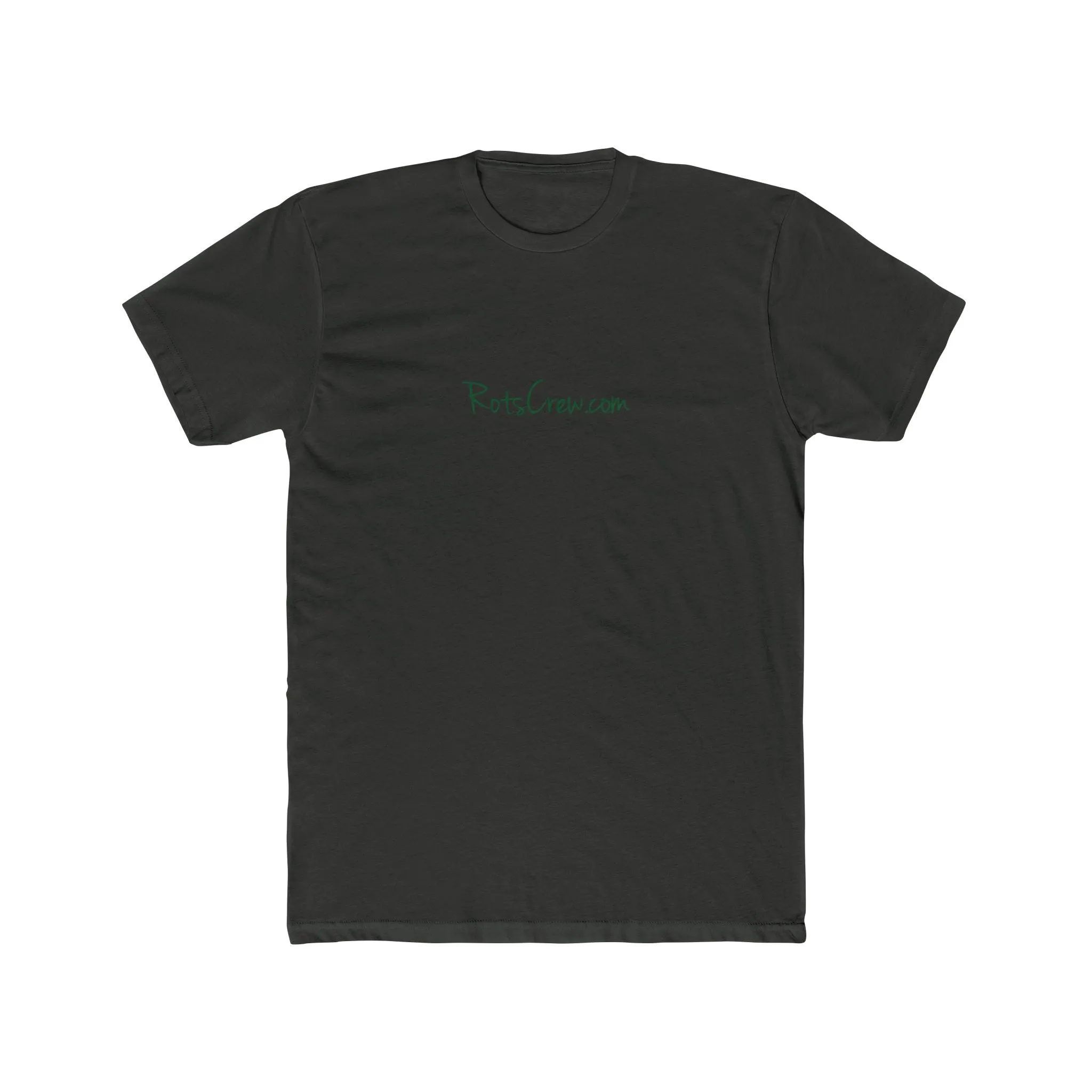 Rots Crew Green Logo Men's Cotton Crew Tee