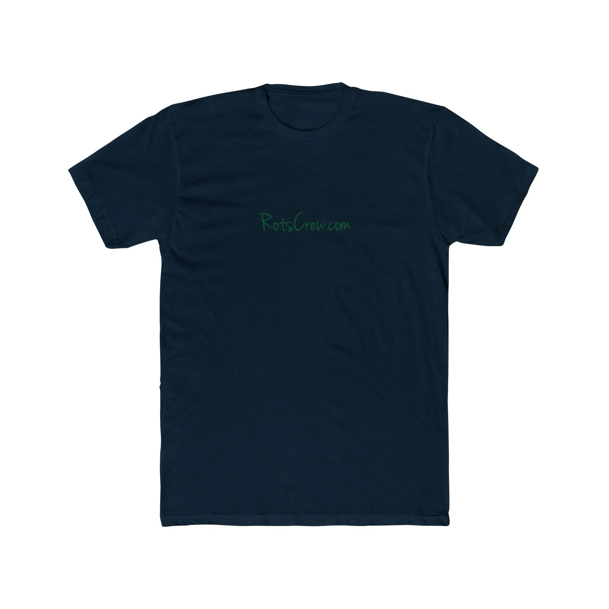 Rots Crew Green Logo Men's Cotton Crew Tee