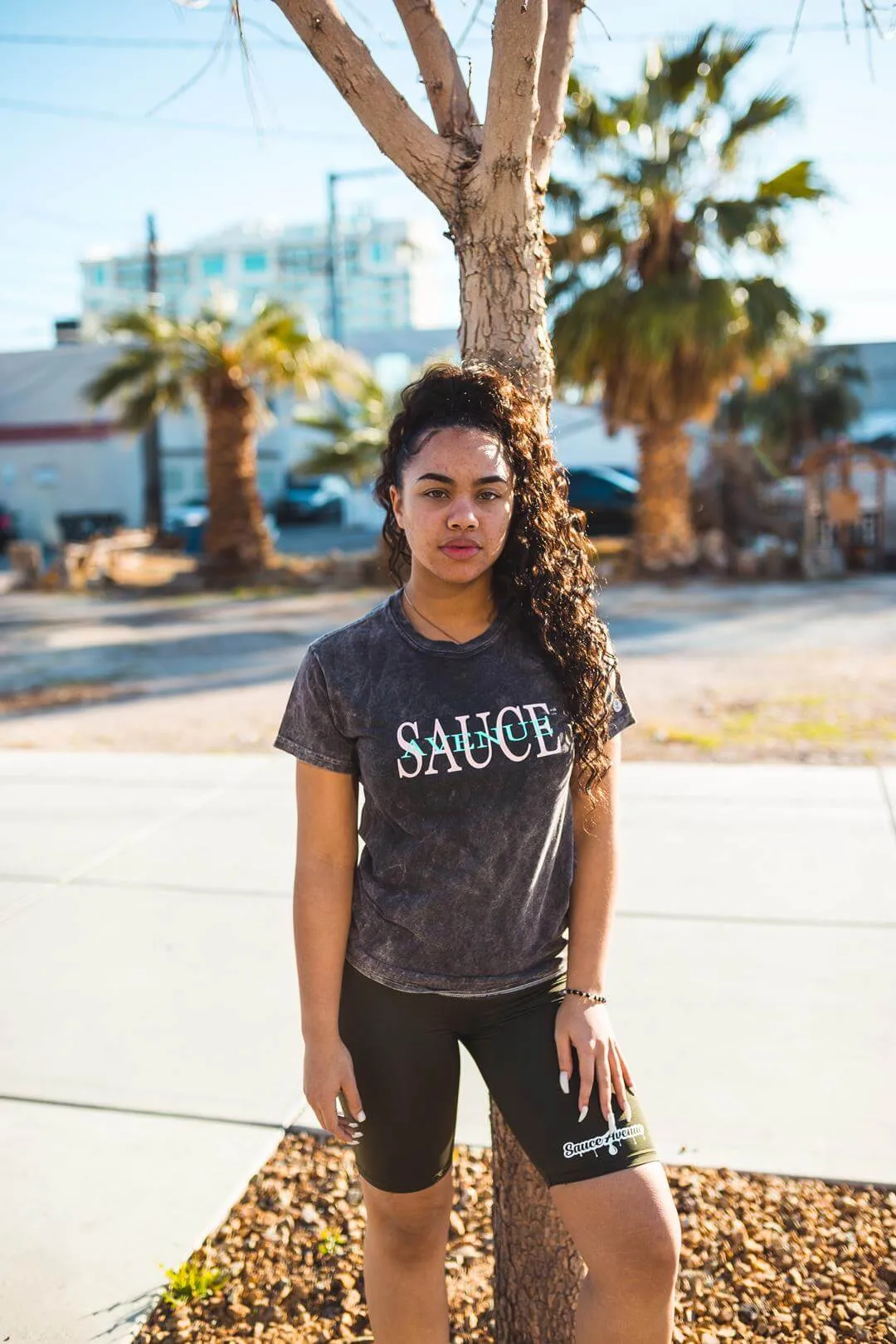 SA Logo | Black Vintage Wash Tee