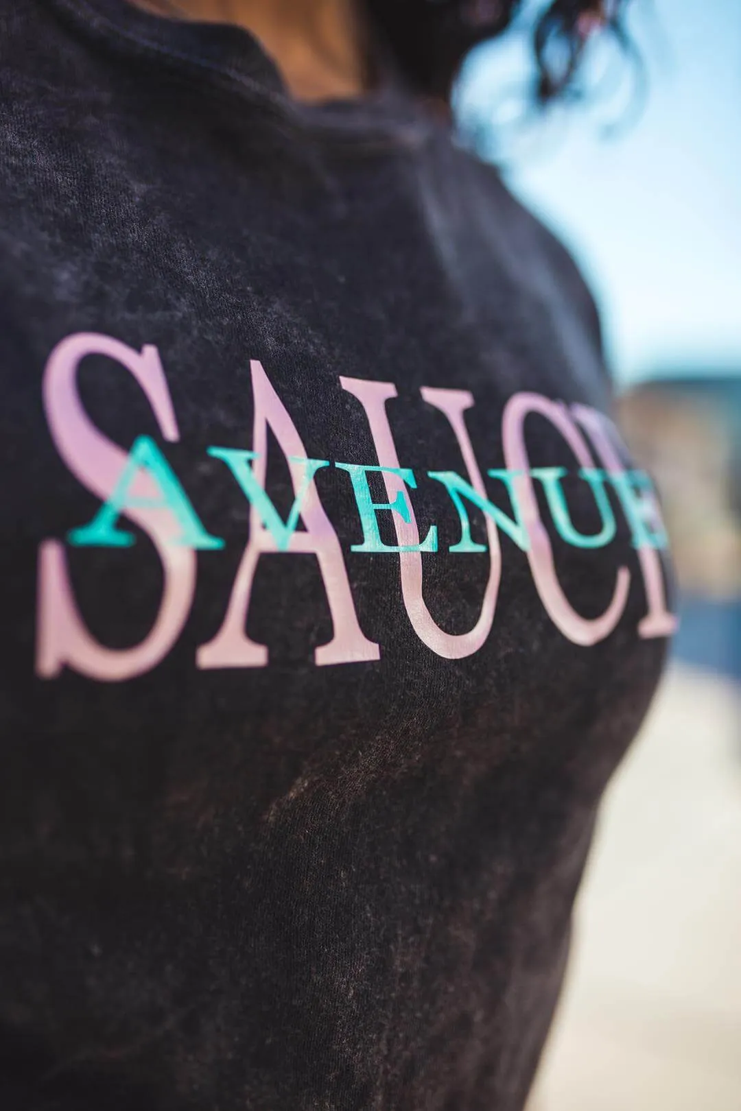 SA Logo | Black Vintage Wash Tee