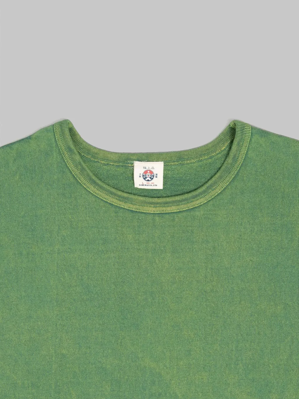 Samurai Jeans SJST-TW01 15.7oz Extra Heavy T-shirt Green