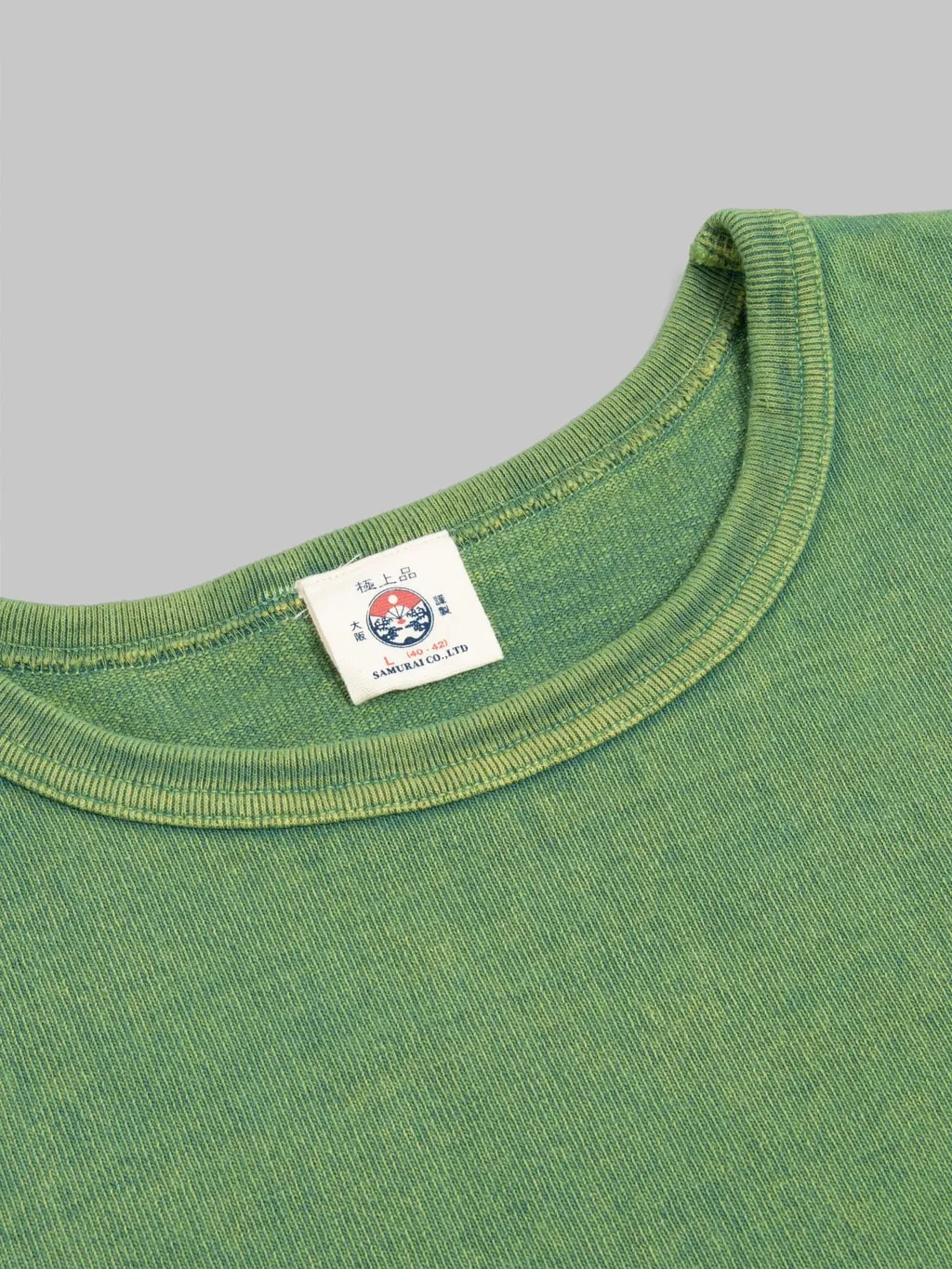 Samurai Jeans SJST-TW01 15.7oz Extra Heavy T-shirt Green