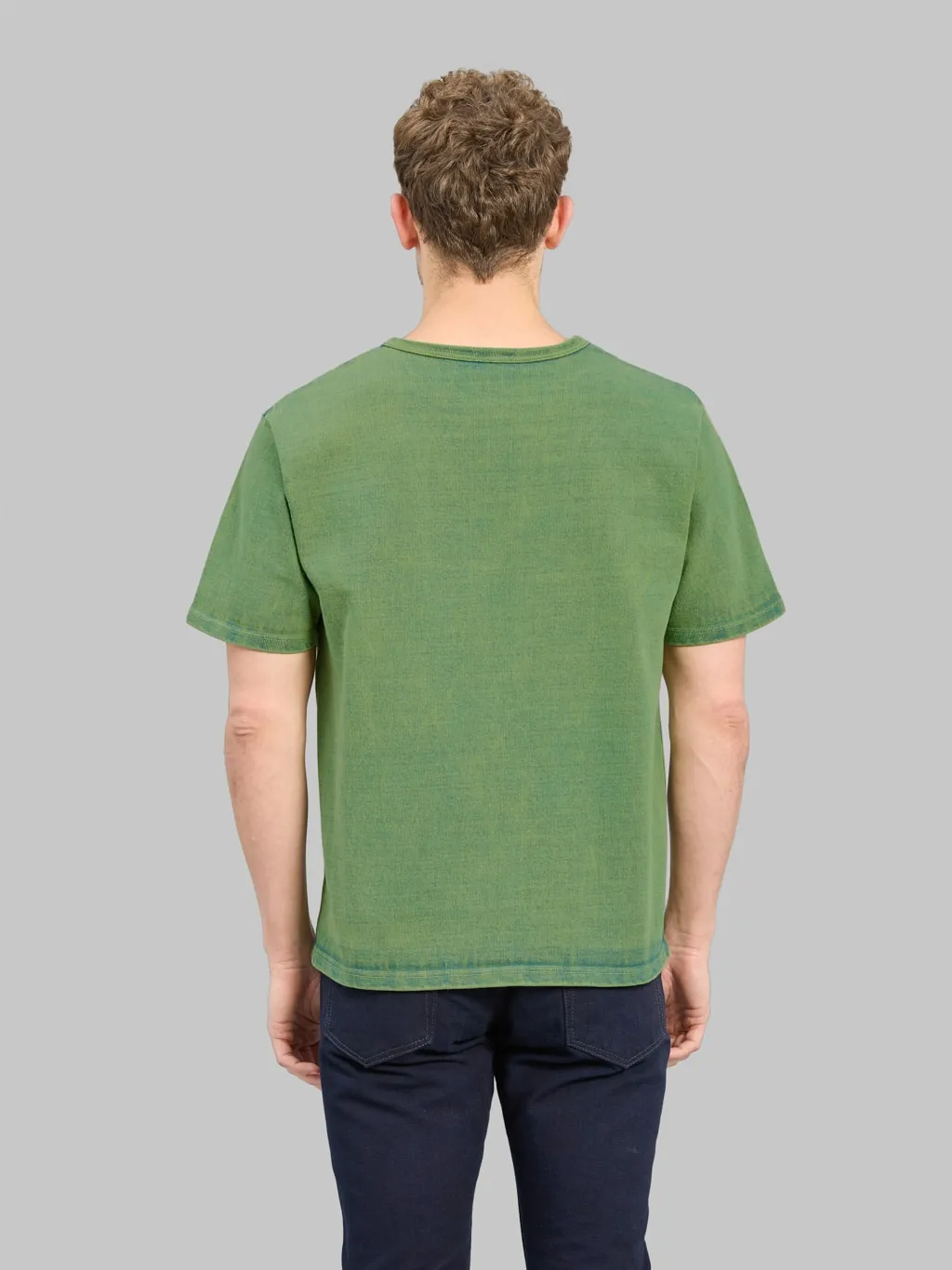 Samurai Jeans SJST-TW01 15.7oz Extra Heavy T-shirt Green