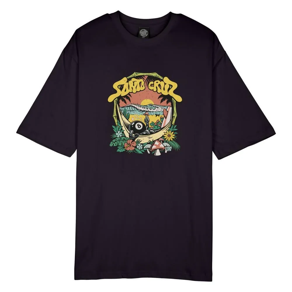 Santa Cruz Womens T-Shirt Winkowski 8Baller Trip Front - Black
