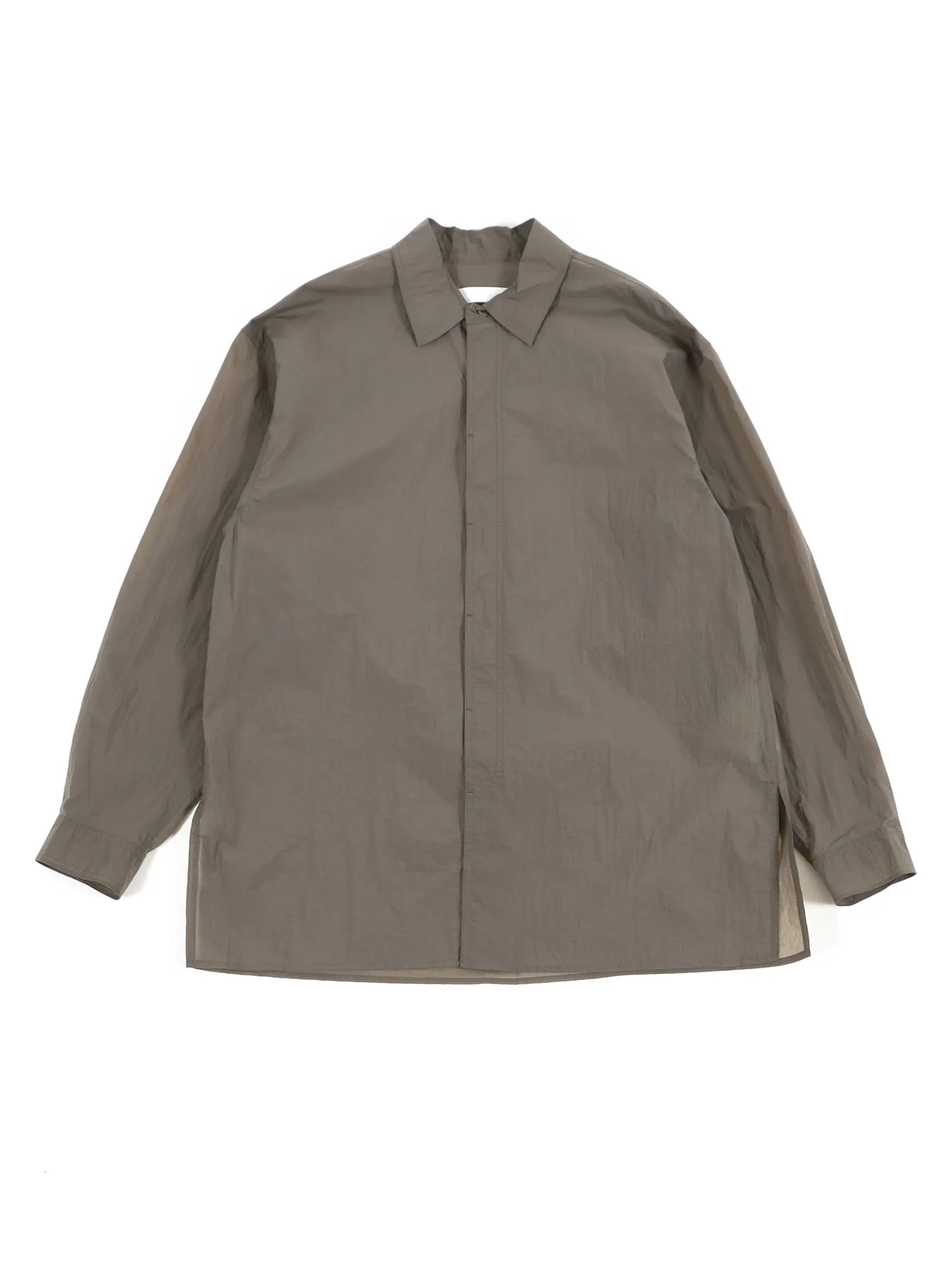 SHEER NYLON OVERSIZED SHIRTS