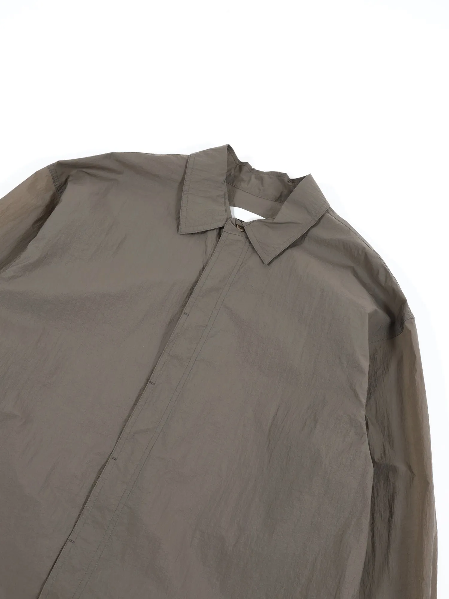 SHEER NYLON OVERSIZED SHIRTS