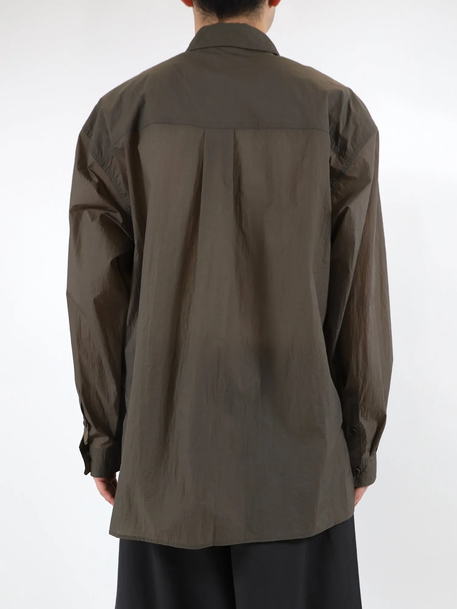 SHEER NYLON OVERSIZED SHIRTS