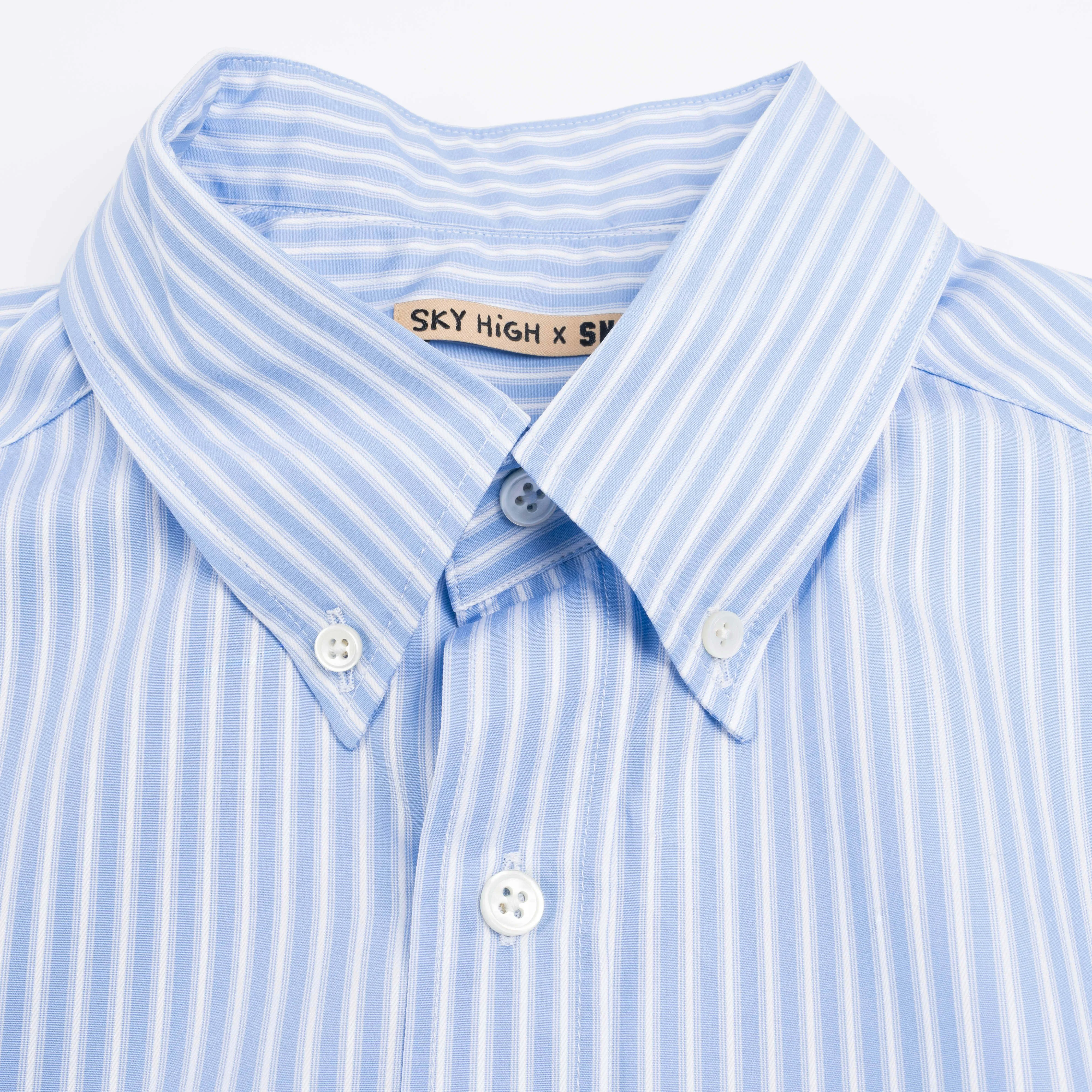 SHFWW x Samira Nasr Shirt Blue Stripe SHF04B301