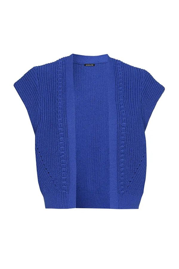SHORT LOOSE CARDIGAN