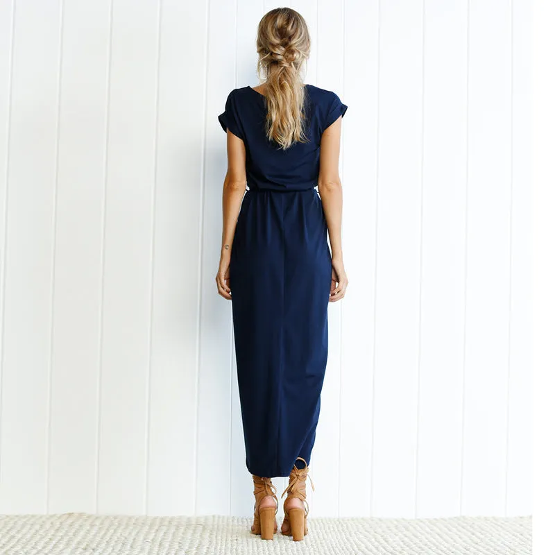 Short Sleeve Dress Multiple Colors