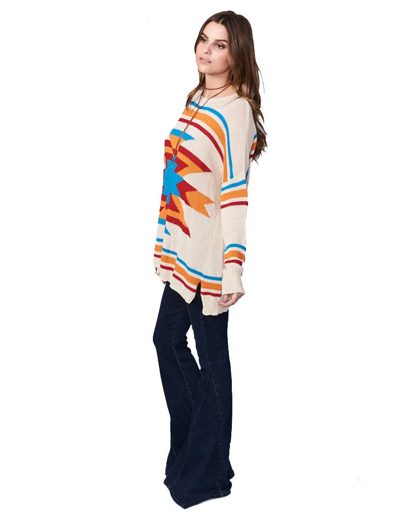 Show Me Your Mumu Bonfire Sweater in Todos Santos