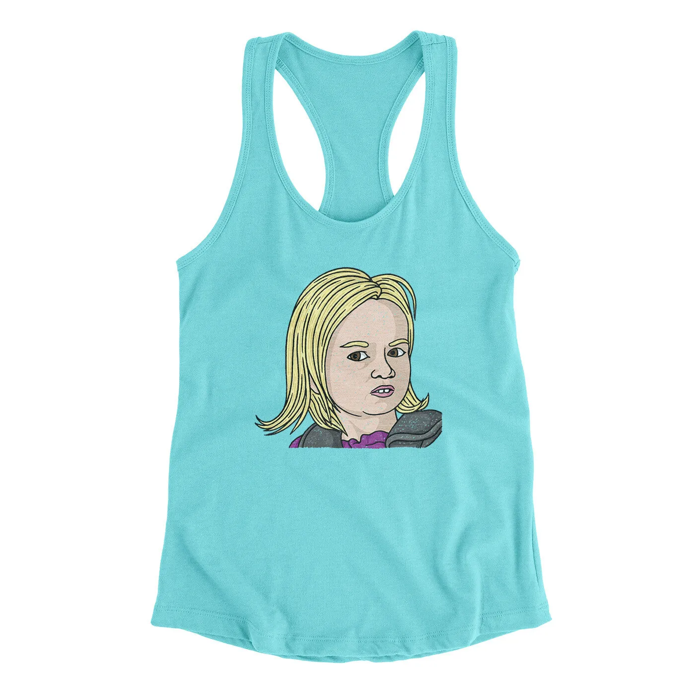 Side Eye Chloe Meme Funny Women's Racerback Tank