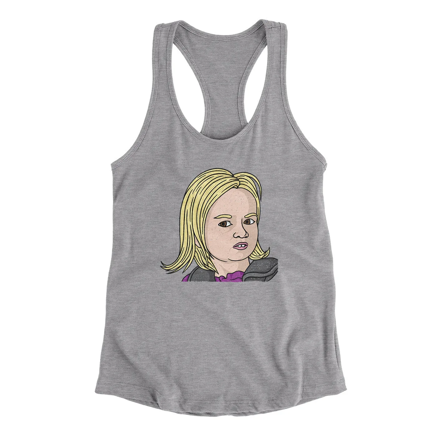 Side Eye Chloe Meme Funny Women's Racerback Tank
