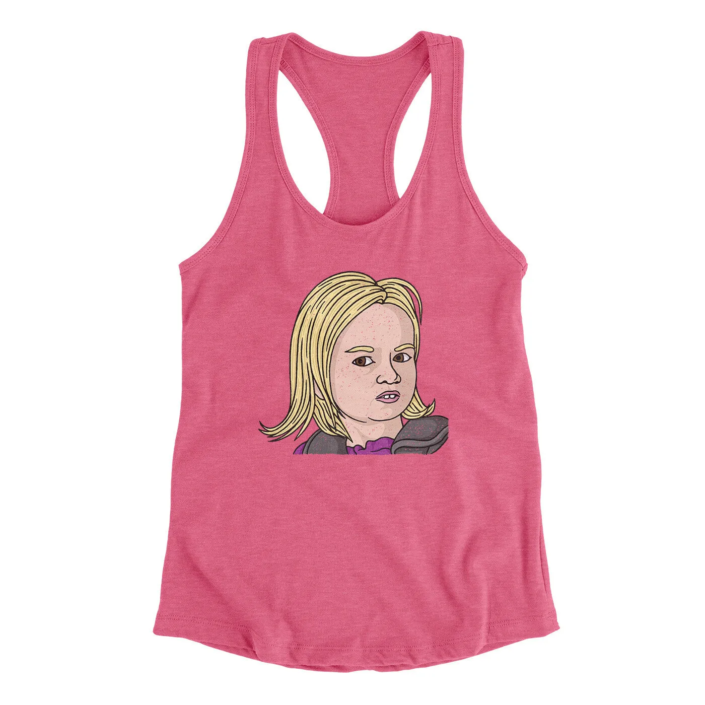 Side Eye Chloe Meme Funny Women's Racerback Tank