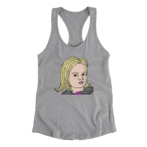 Side Eye Chloe Meme Funny Women's Racerback Tank
