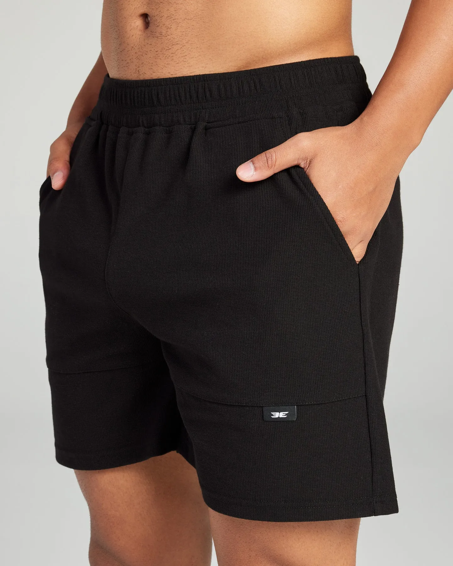 Signal Waffle Shorts - Black