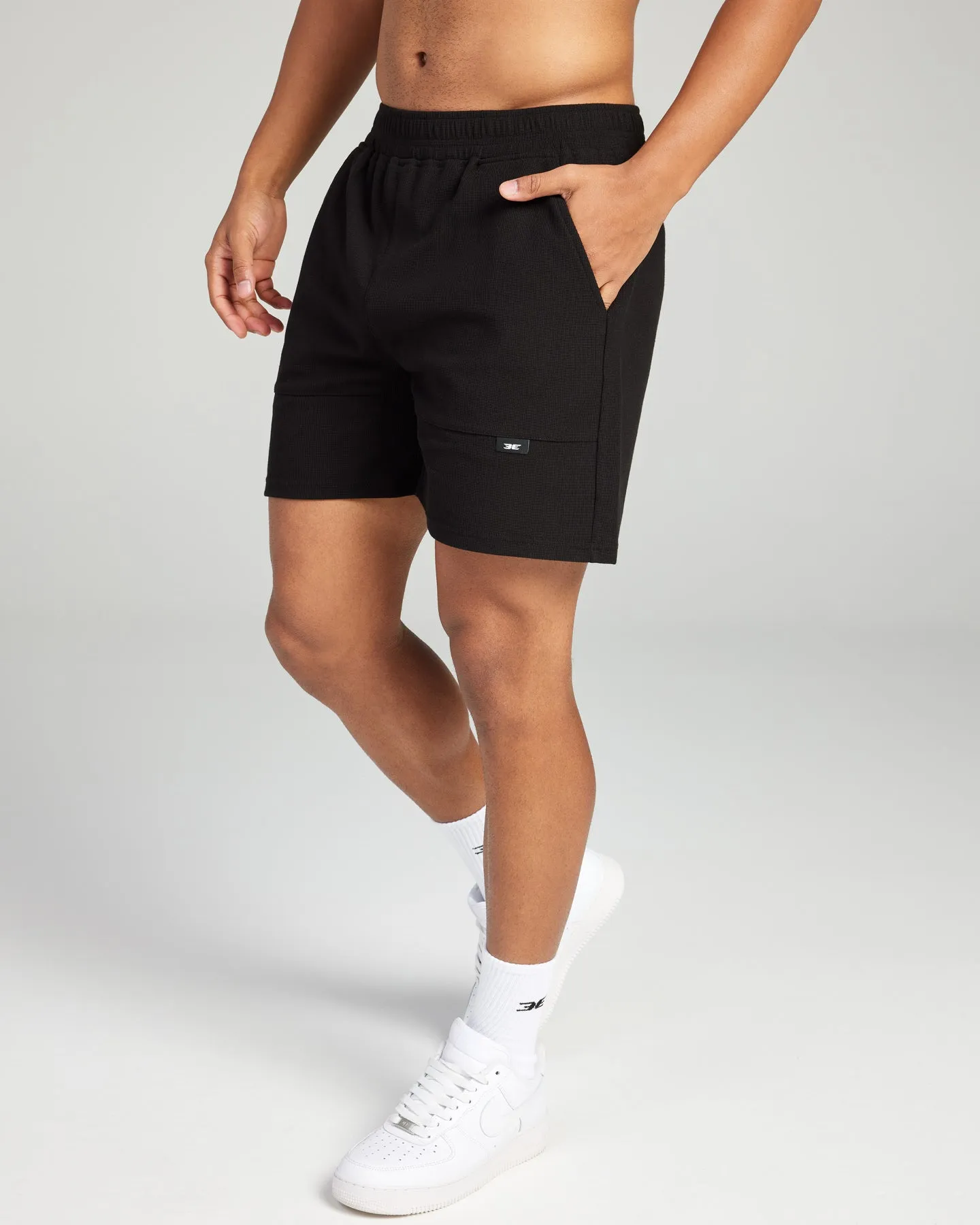 Signal Waffle Shorts - Black