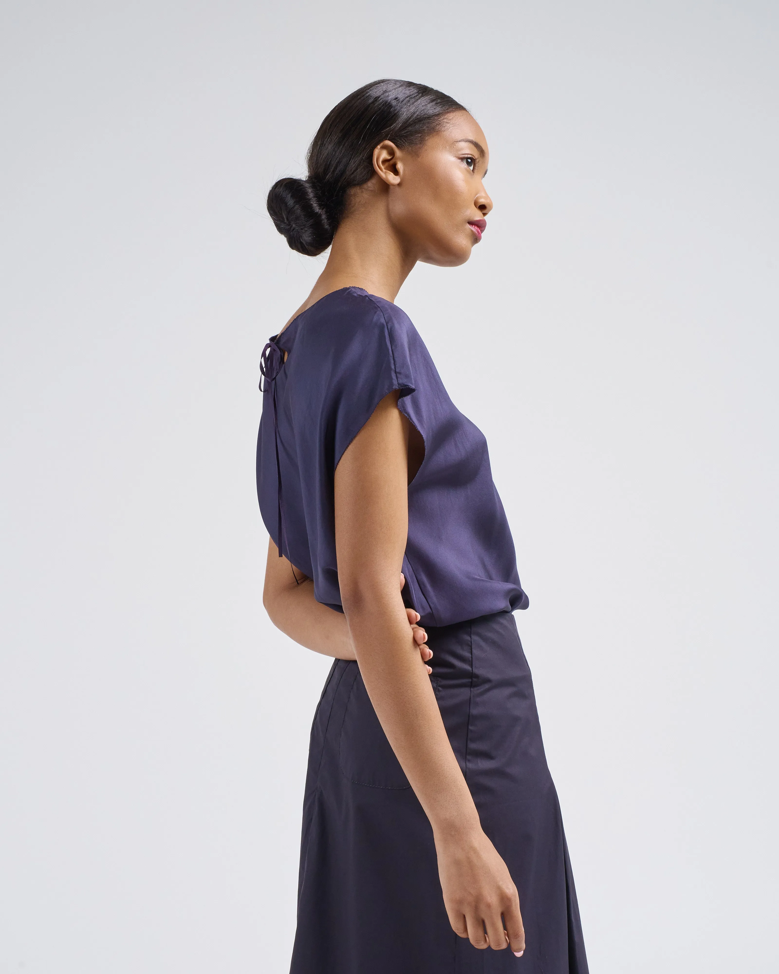 silk loose top