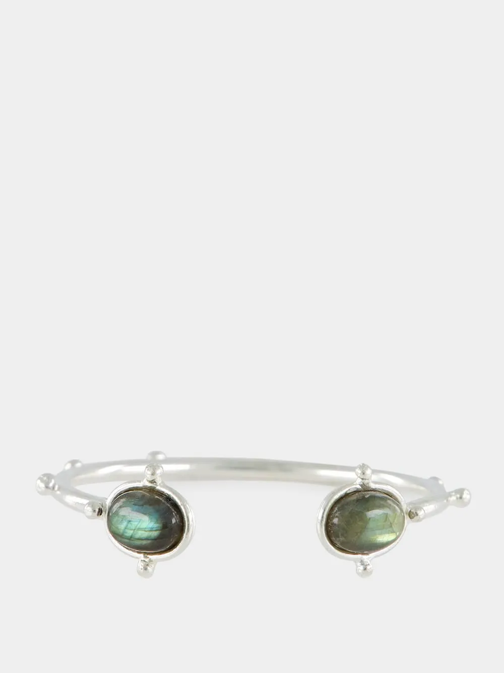 Silver Holis Bracelet with Labradorite