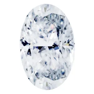 Skinny Cut Crushed Ice Oval First Crush FAB Moissanite Loose Stone