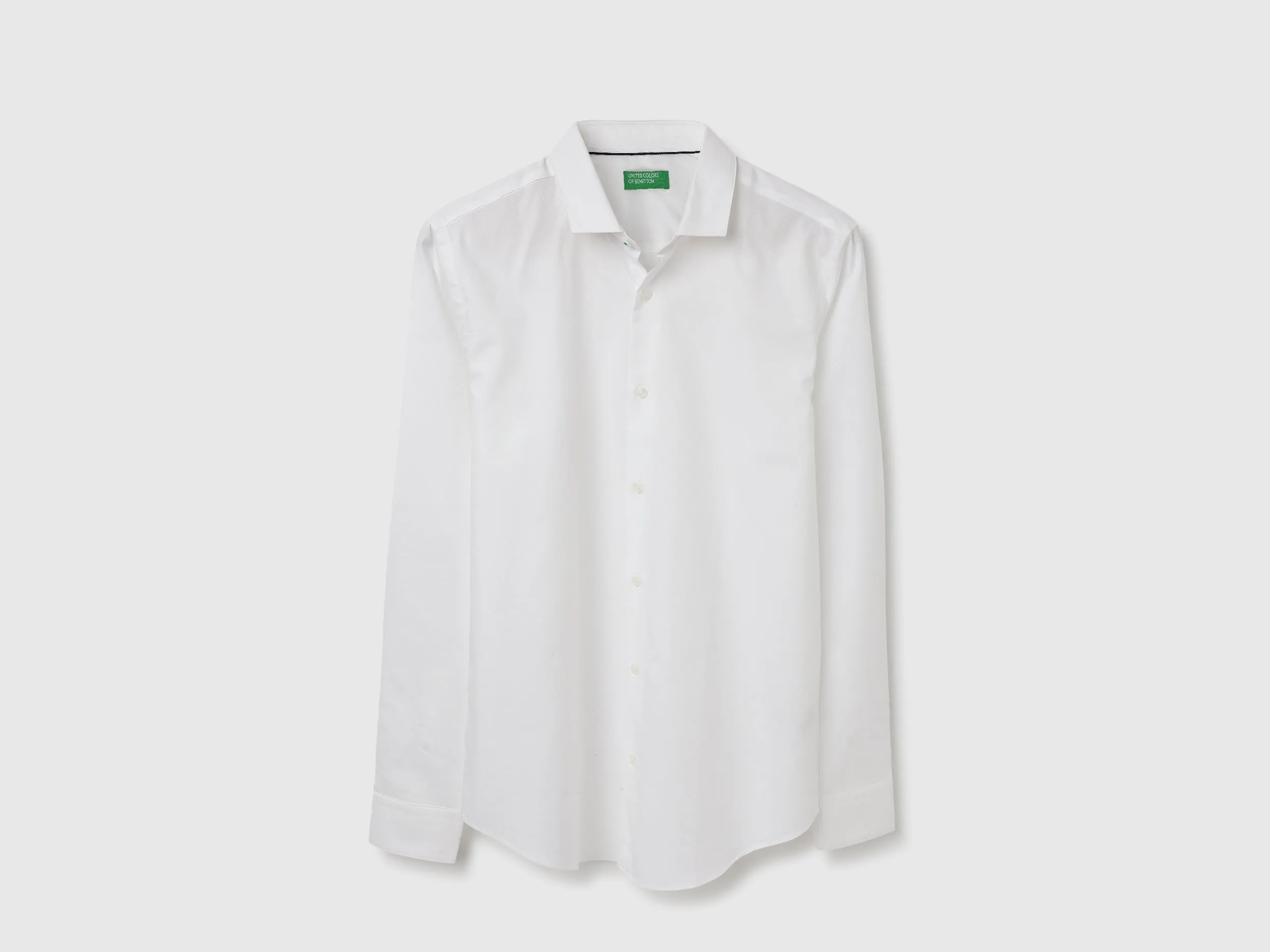 Slim Fit Cut Away Solid Shirts