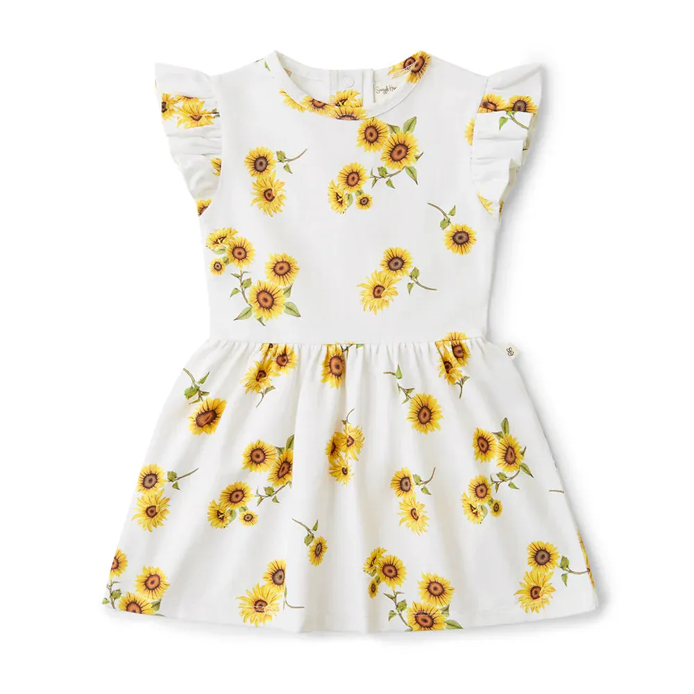 Snuggle Hunny Kids - Organic Dress | Sunflower