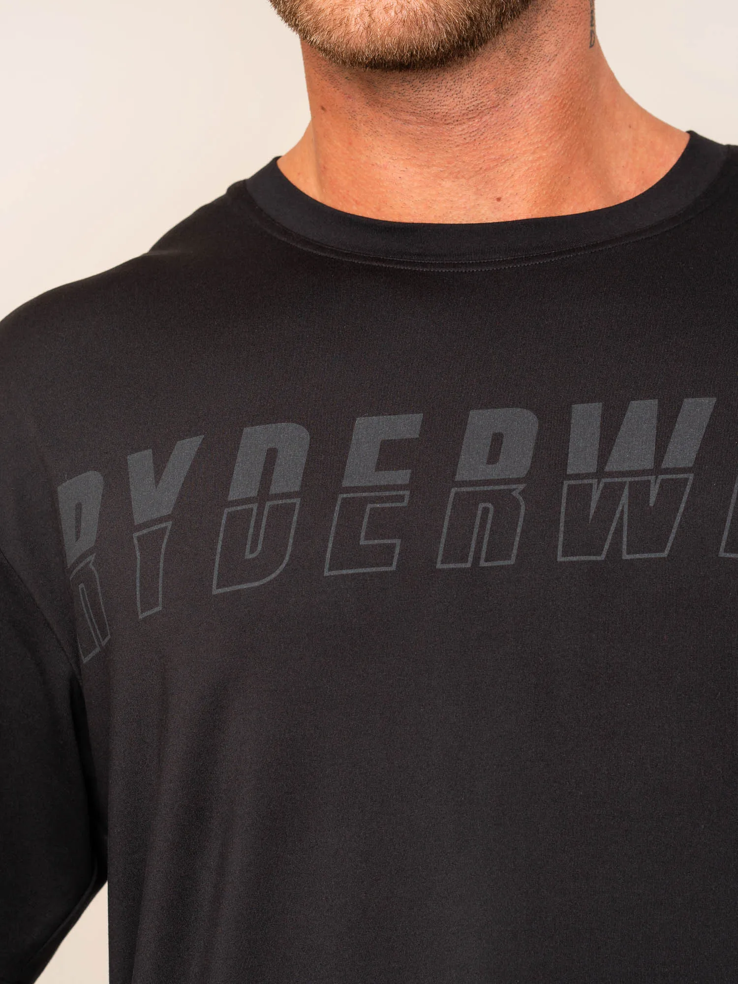 Soft Tech Oversized T-Shirt - Black