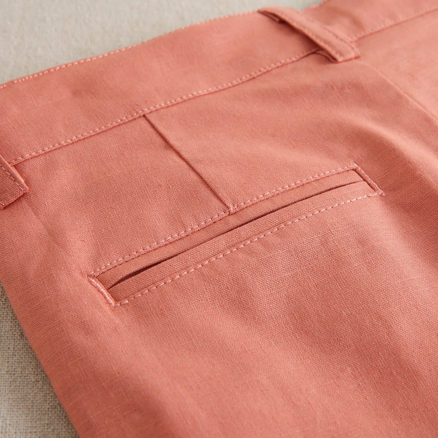Solid coral children's shorts